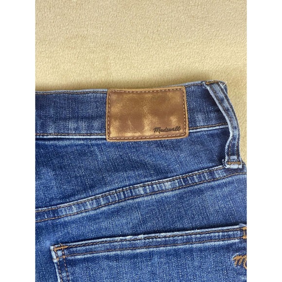 Madewell 10" High Rise Skinny Women's 24 Blue Casual Denim Stretch Button Fly - Picture 12 of 15